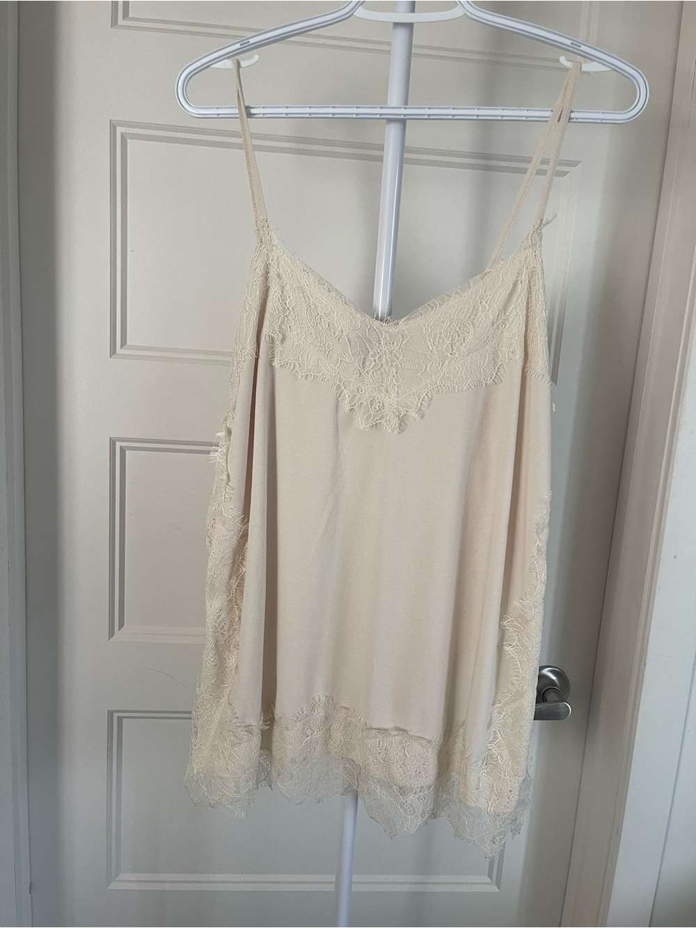 Primark Cream Lace-Trim Slip Chemise